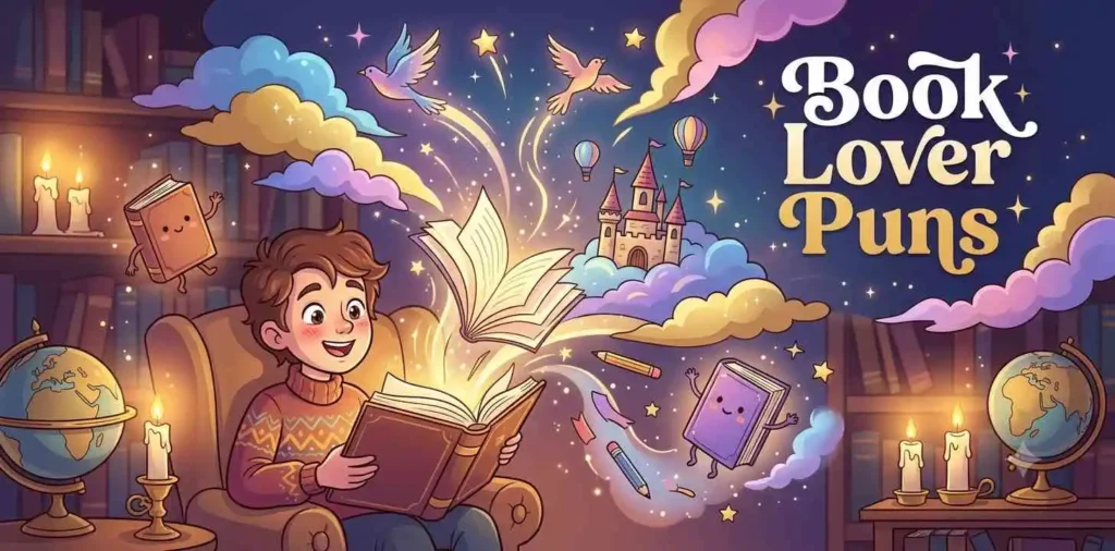 Books floating magically together