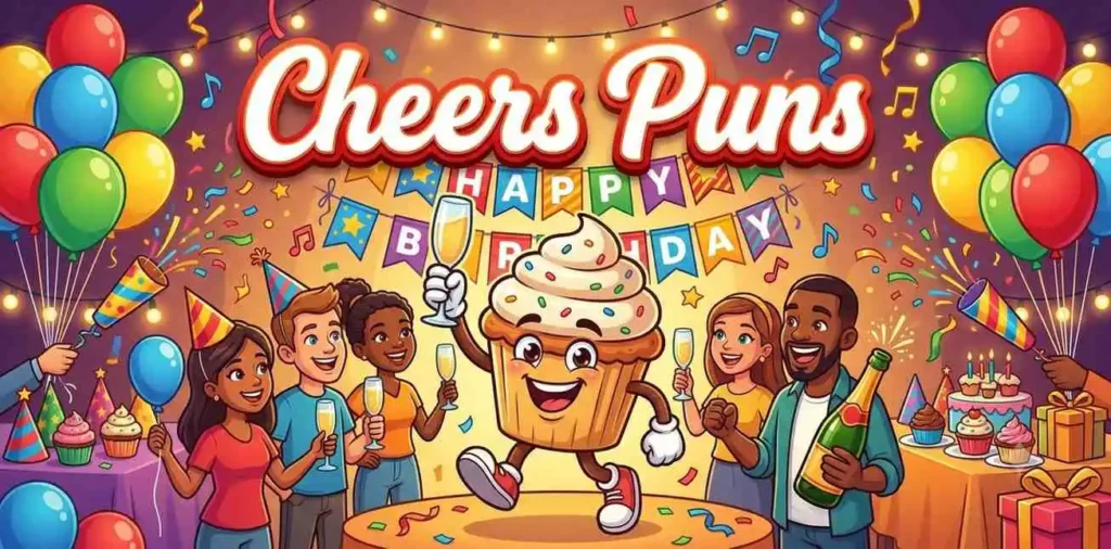 Birthday toast with friends