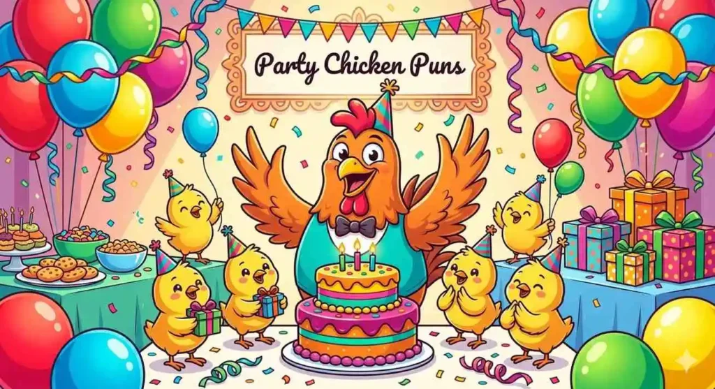 Chicken Party Puns