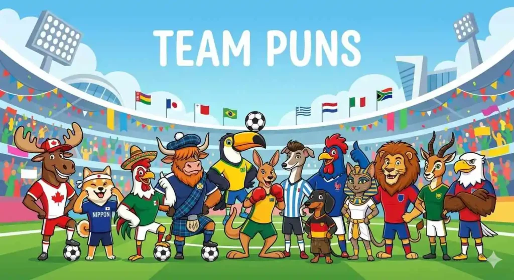 FIFA World Cup Team Puns