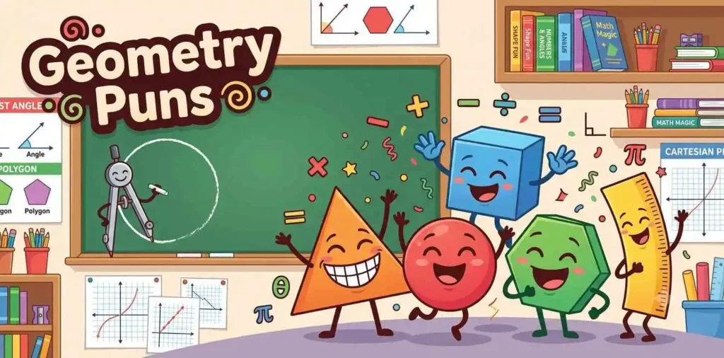 Happy geometry shape friends