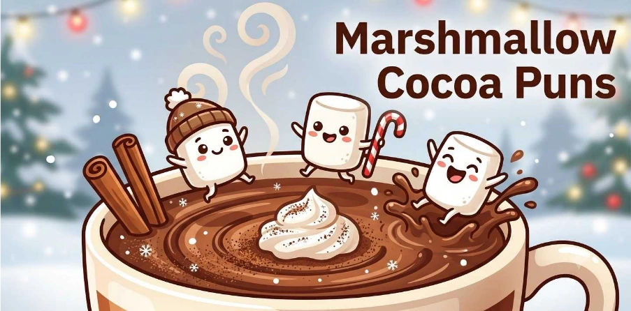 Marshmallow Cocoa Puns