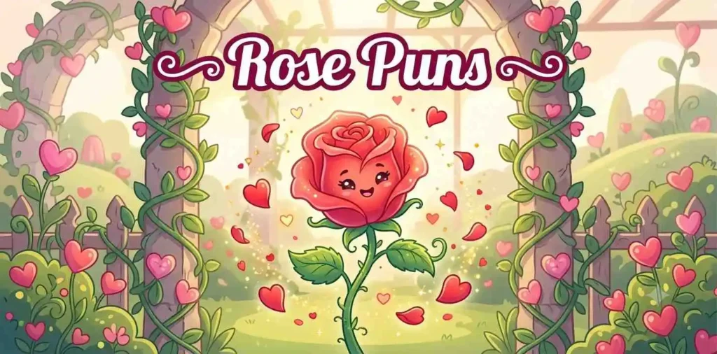 Smiling magical rose blooming in a Valentine garden.