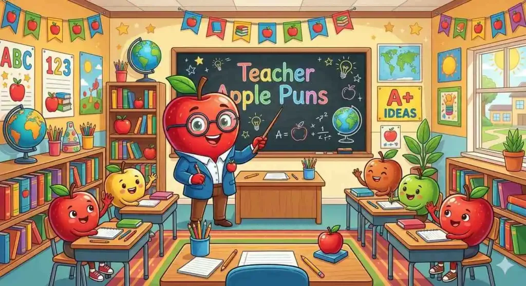 Teacher Apple Puns