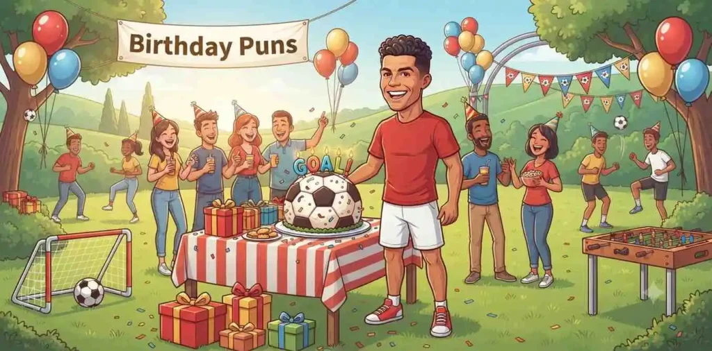 Football birthday party celebration.