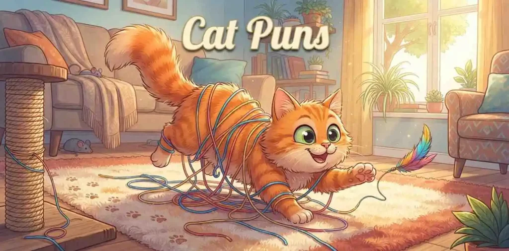 Funny cat playing