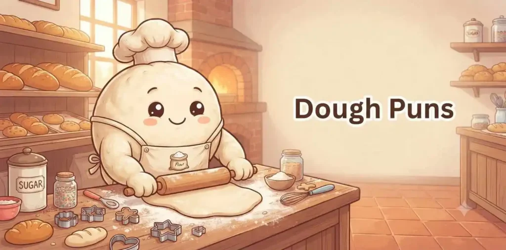 Funny dough character baking