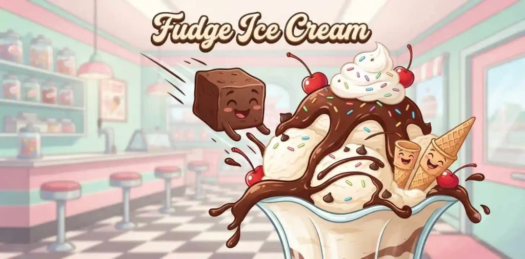 Chocolate fudge ice cream