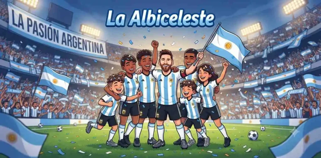 Argentina team spirit fans