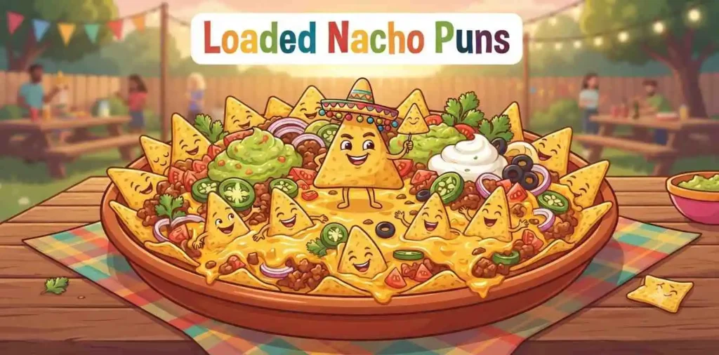 Loaded nacho platter