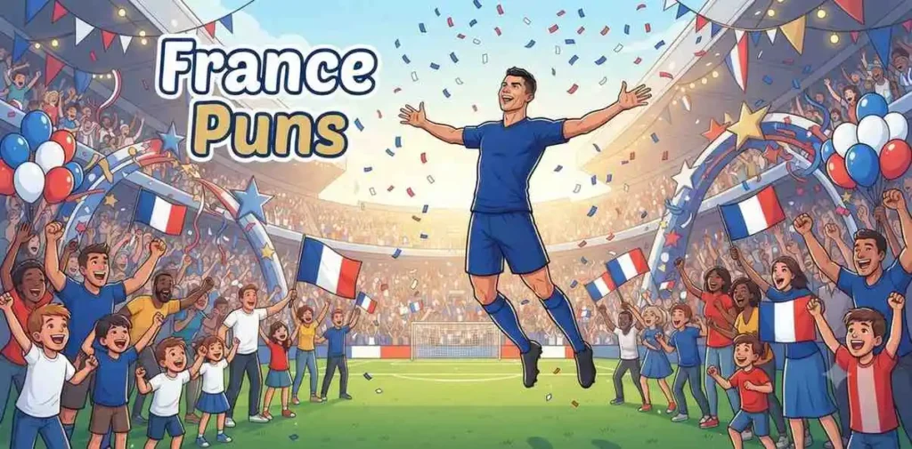 Soccer fans celebrating victory.