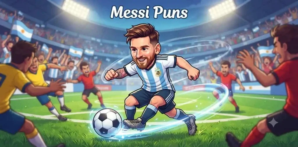 Football legend dribbling ball