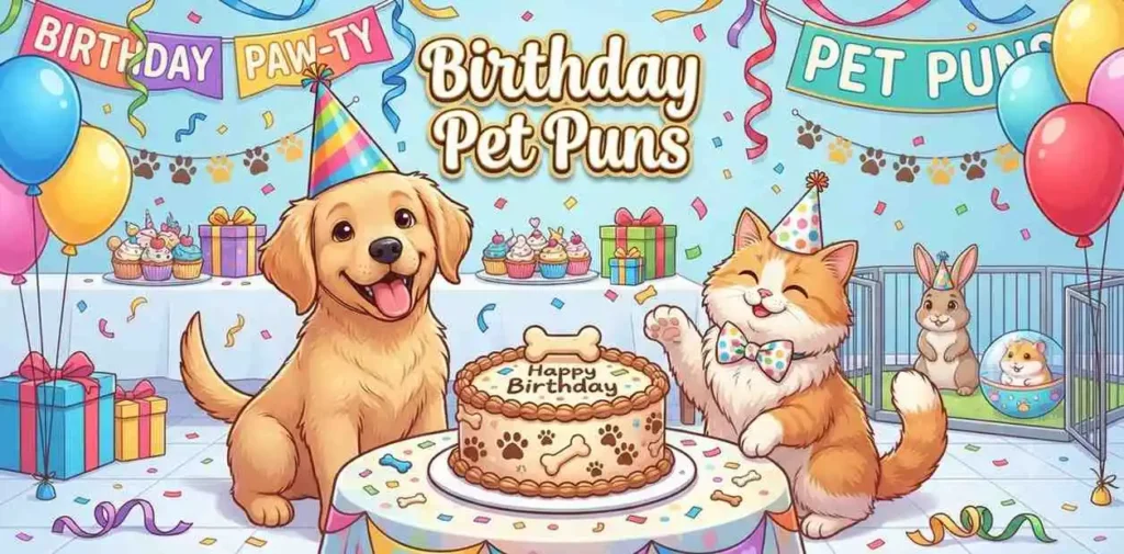 Happy pets birthday party