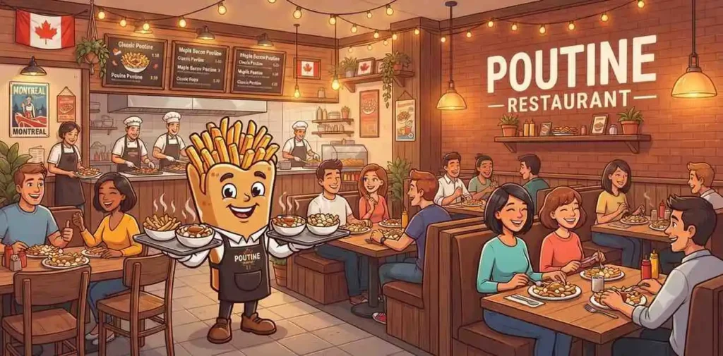 poutine restaurant scene