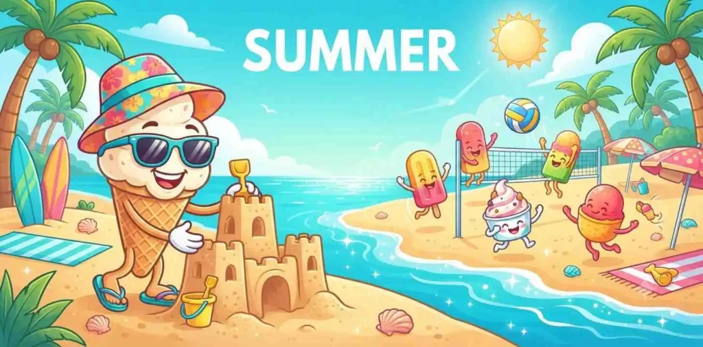 Summer ice cream fun