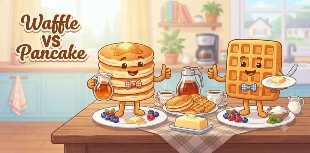 Pancake waffle friends