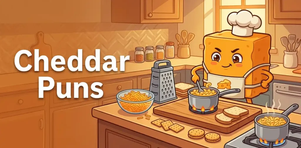 Funny cheddar cheese character