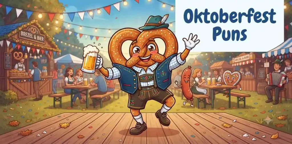 pretzel celebrating Oktoberfest festival.