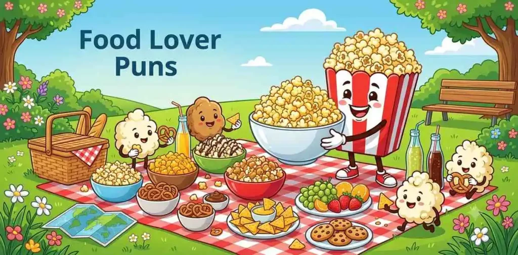 Popcorn enjoying tasty snacks