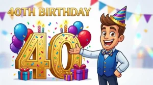 Happy 40th birthday celebration