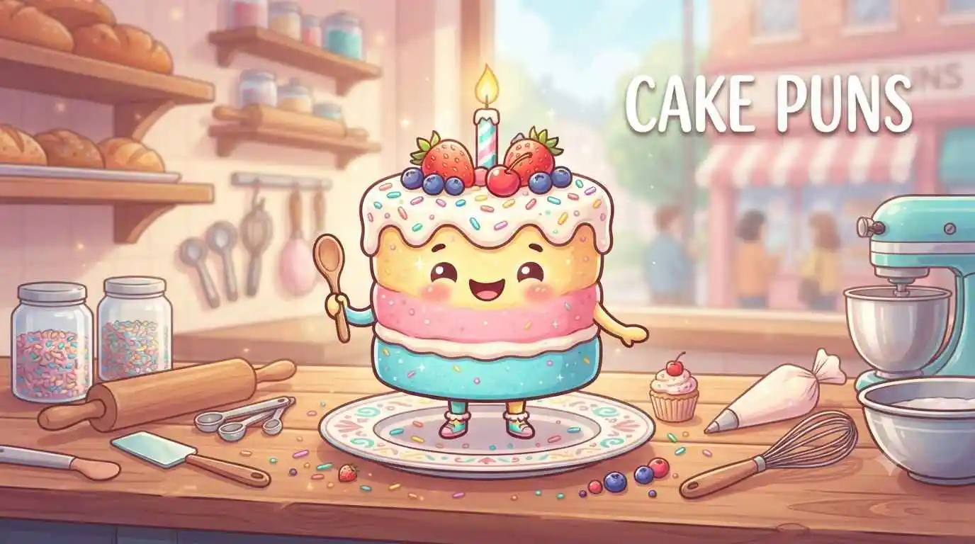Cute cake with sprinkles