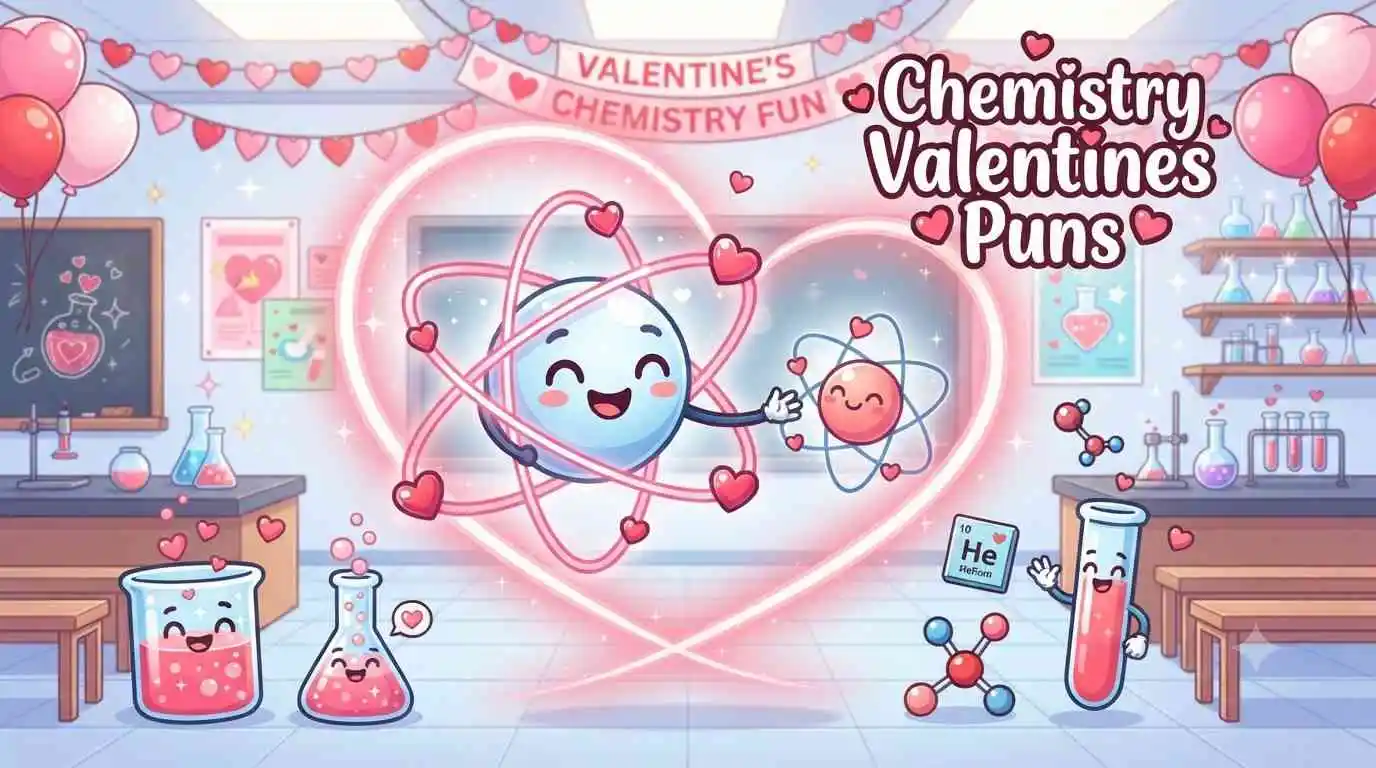 Cute chemistry love characters