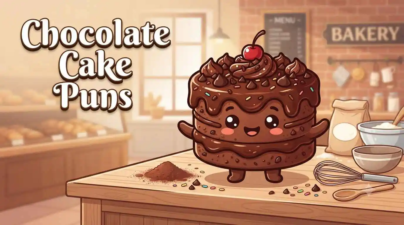 Cute chocolate cake
