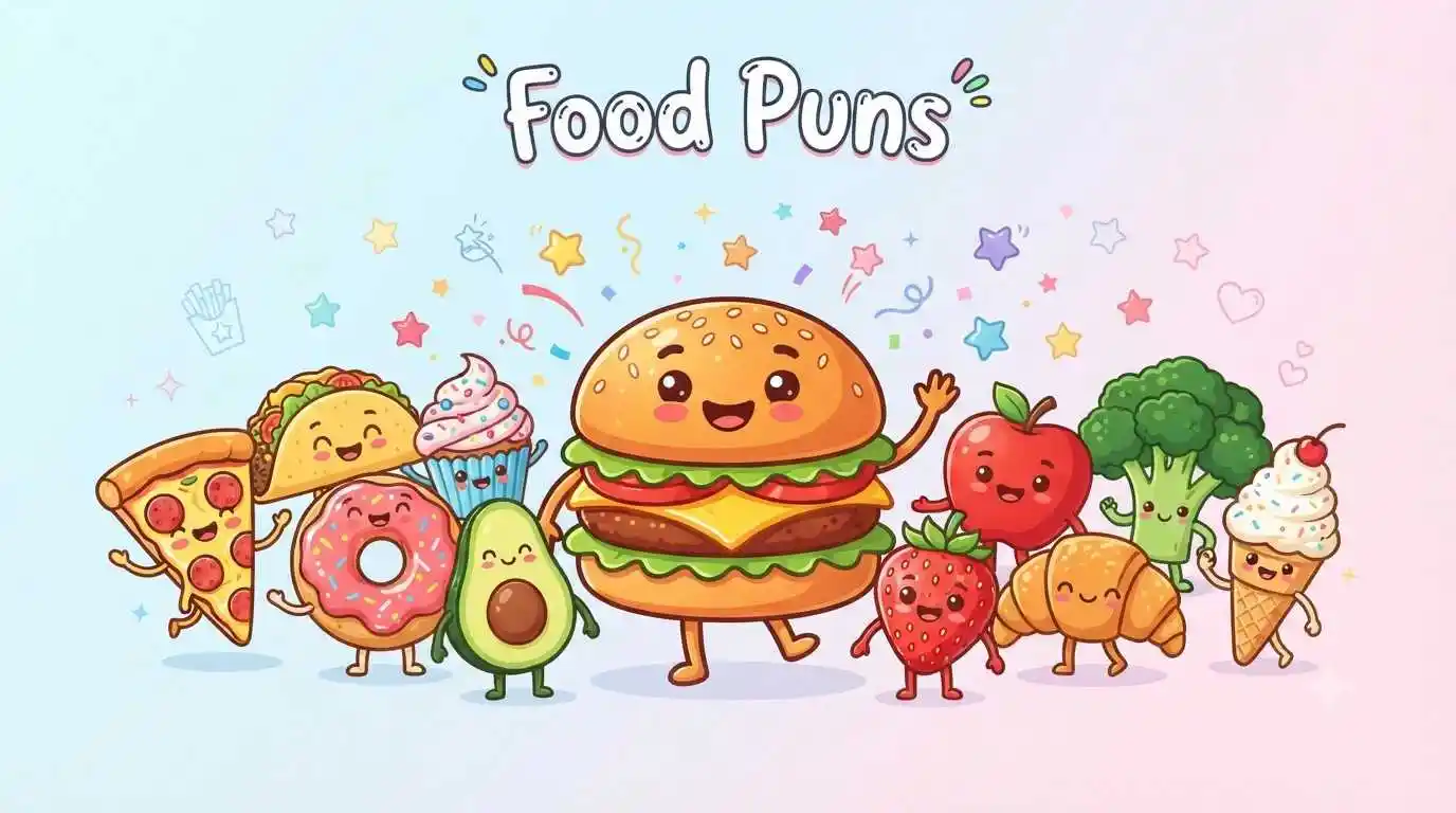 Happy food friends