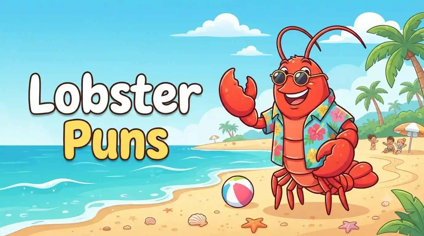 Funny lobster character