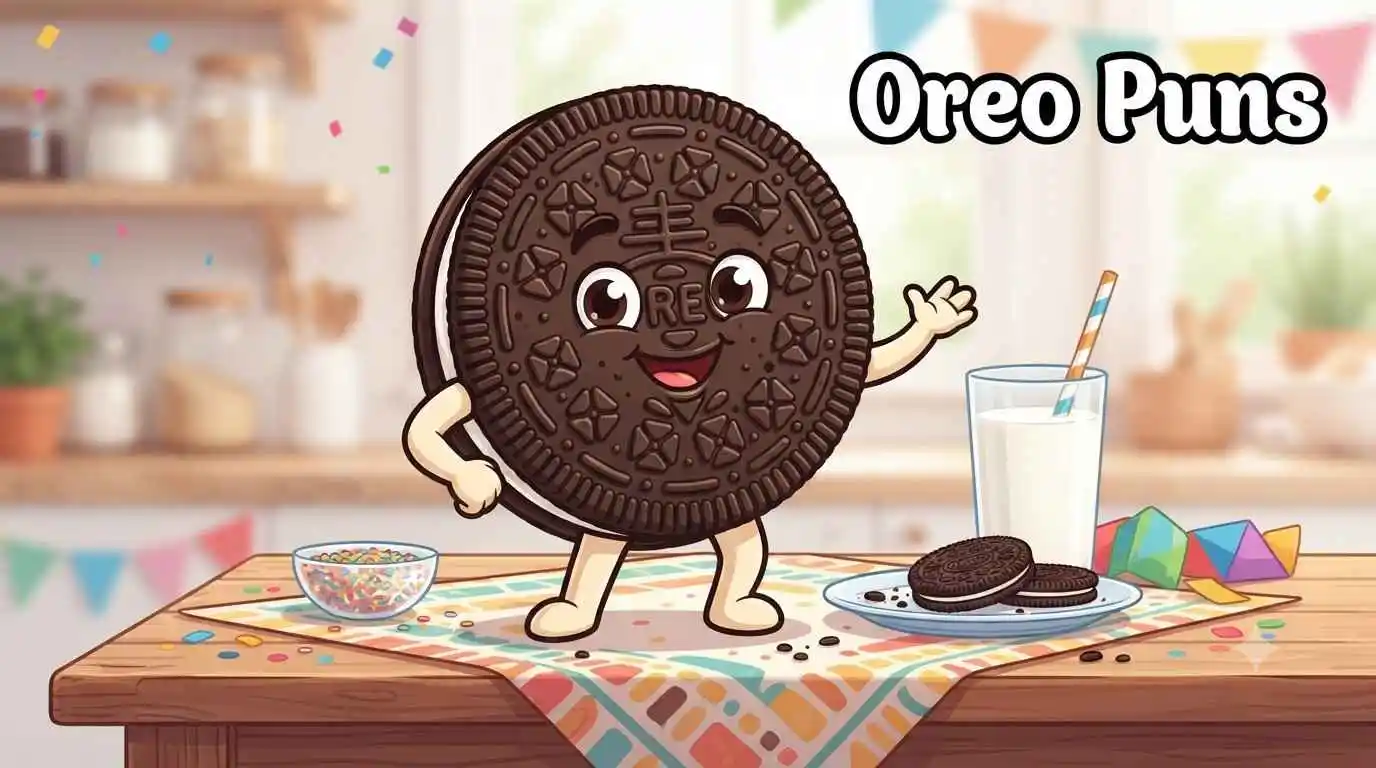 Funny Oreo cookie character