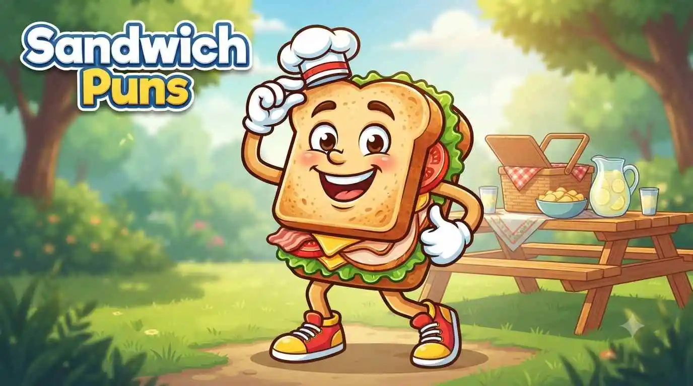 Funny sandwich mascot