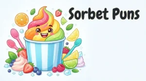 Happy sorbet cup mascot