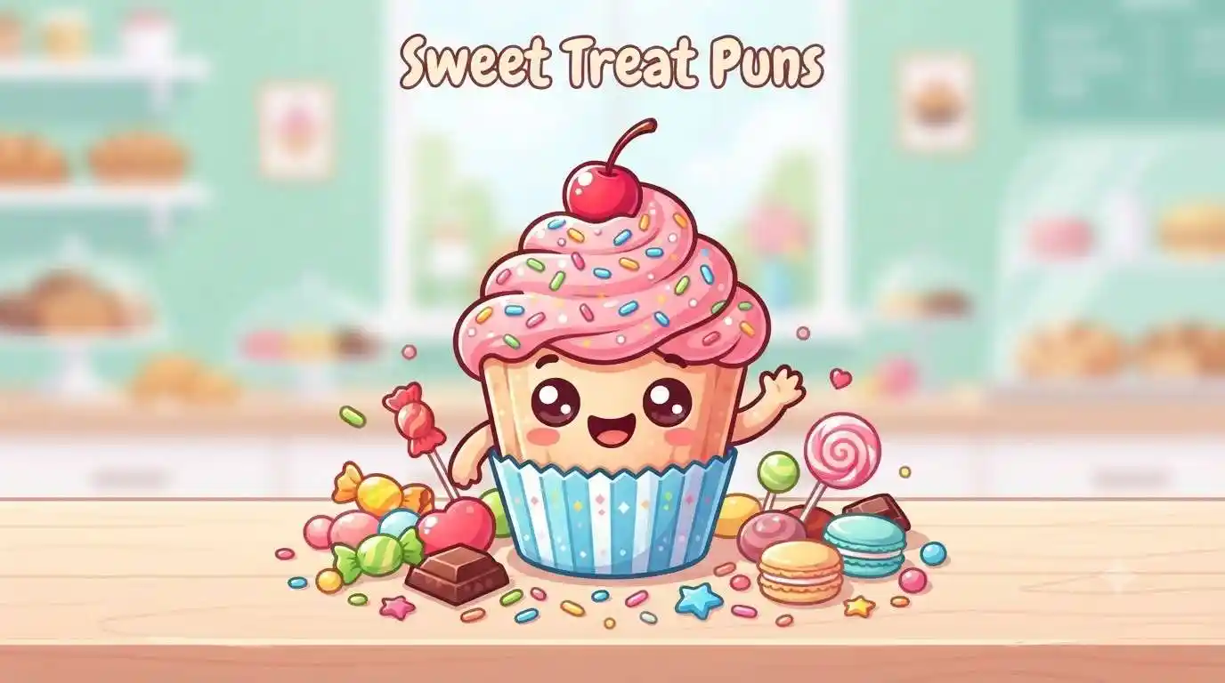 Cute sweet treat characters